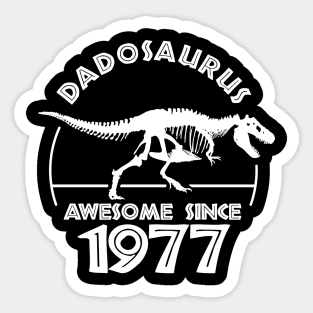 Father Birthday - Born in 1977 Sticker